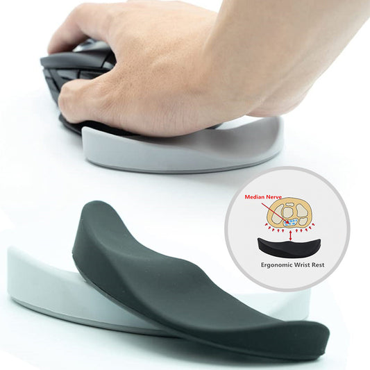 Ergonomic Gliding Wrist Rest Mouse Pad – Silicone, Right-Handed, Non-Slip, Comfortable Support for Wrist Pain Prevention