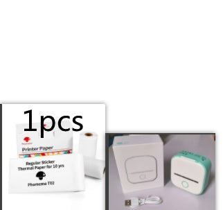 Phomemo T02 Mini Pocket Thermal Printer – Inkless Bluetooth Label Printer, Supports 10 Languages, 1000mAh Battery