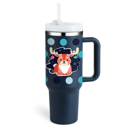Premium 40oz Stainless Steel Insulated Tumbler – Double Wall Vacuum Flask for Hot & Cold Beverages