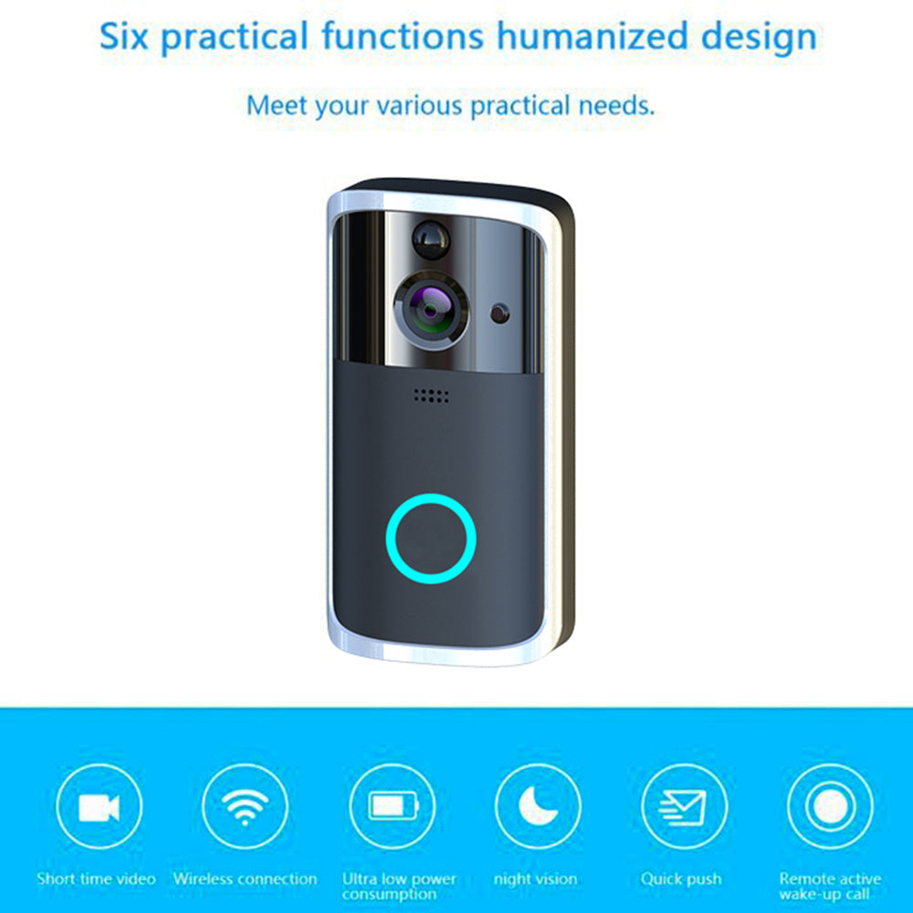 Smart Video Doorbell - Wireless, HD & Two-Way Audio