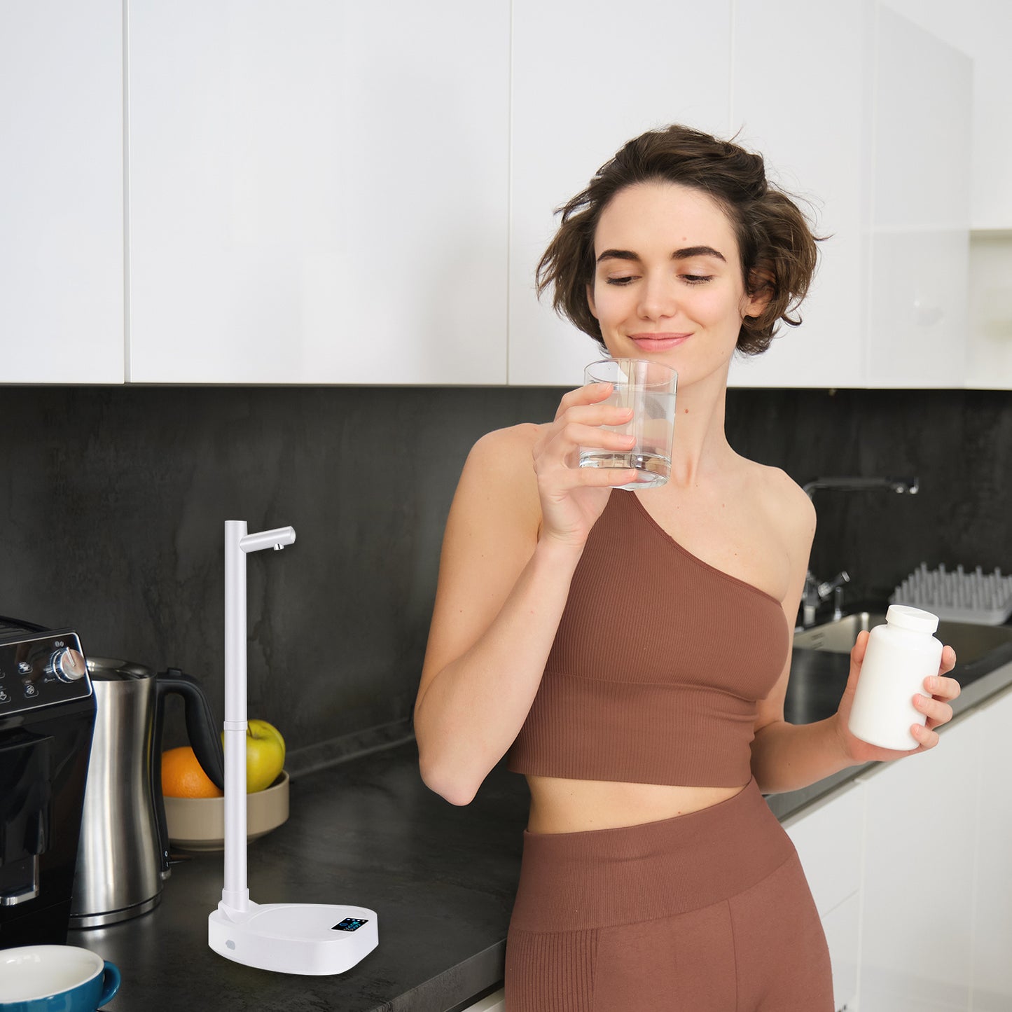 Smart Electric Water Dispenser Pump with 8-Level Quantitative Pumping and Portable Design