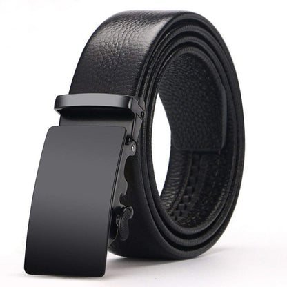 Leather Belt Men's First Layer
