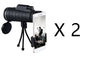 40x60 Monocular Telescope with Tripod, Phone Clip, and Compass – BAK4 Prism, FMC Lens, Outdoor Zoom Scope