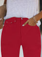 Street Style Skinny Cotton Pants