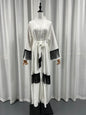 Ethnic Abaya Coat with Tassel Details
