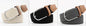 Women's Canvas Belt Student Pants Casual Stretch Braided Needle Buckle