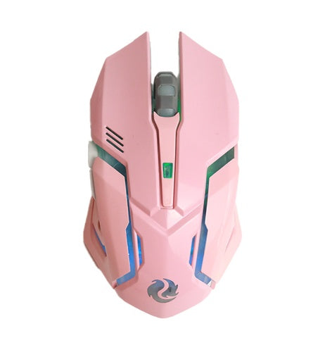 T1 Wireless Gaming Mouse – Ergonomic Design, 1600 DPI, 6 Buttons, USB Receiver, 2.4GHz Wireless, Compatible with Laptops