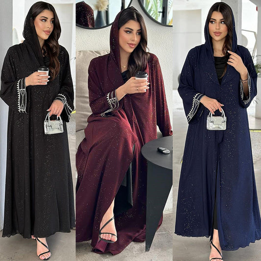 Women's Arab Abaya Cardigan Robe