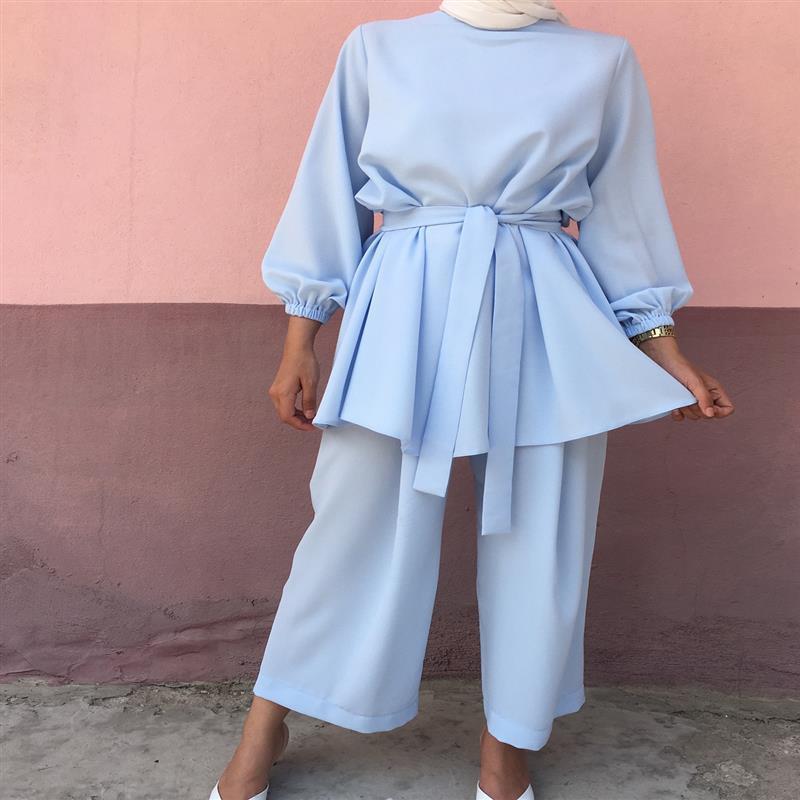 Mubarek Two-Piece Muslim Set Abaya