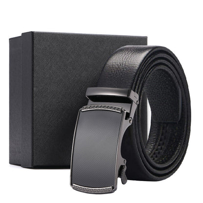 Leather Belt Men's First Layer