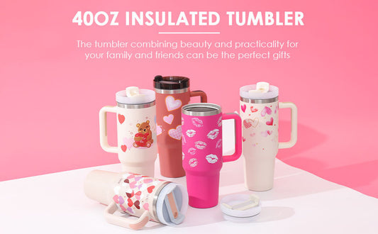 Premium 40oz Stainless Steel Insulated Tumbler – Double Wall Vacuum Flask for Hot & Cold Beverages