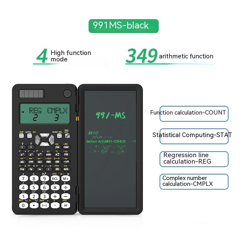 Scientific Calculator with LCD Notepad for Efficient Calculation and Note Taking
