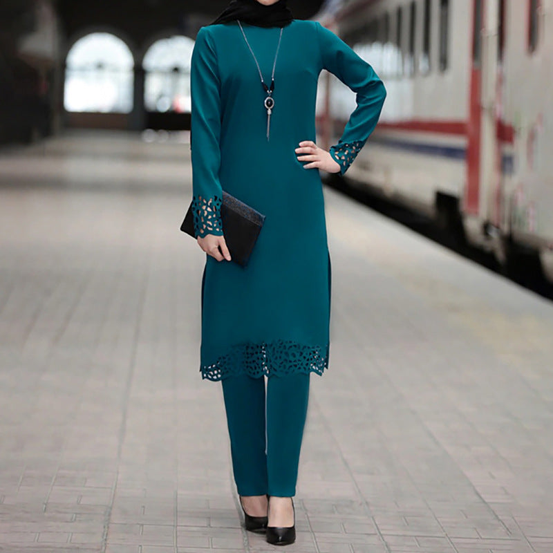 Women's Two-Piece Abaya Suit