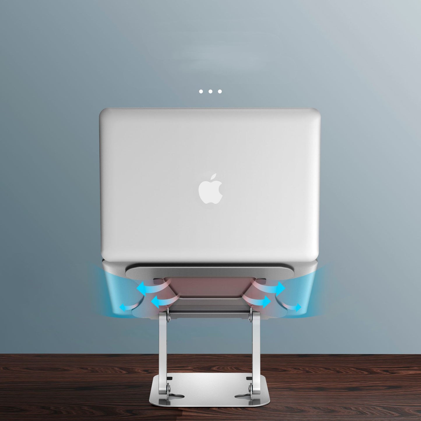 Aluminum Notebook Cooling Stand – Air Cooling Rack for Notebooks and Ultrabooks