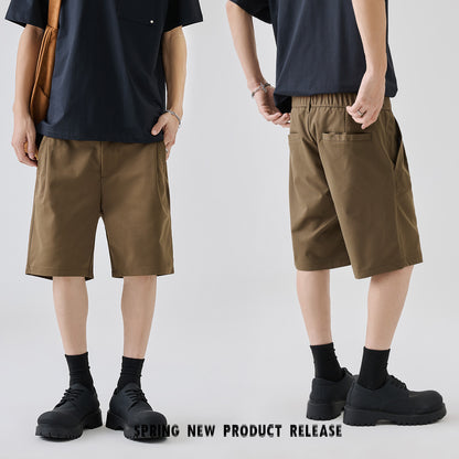 Summer Outdoor Wear Simple Straight Five Points Business Casual Trousers