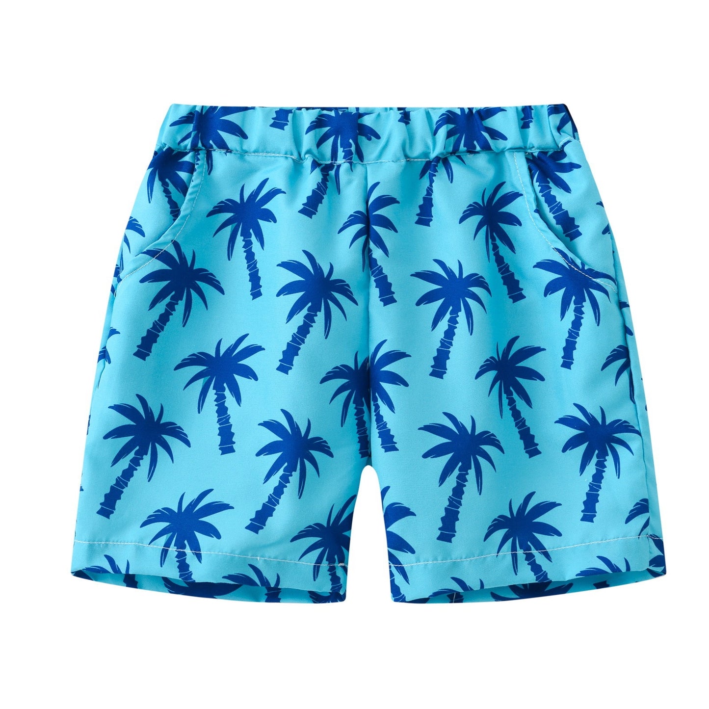 Fashion Printed Coconut Multi-color Thin Beach Pants