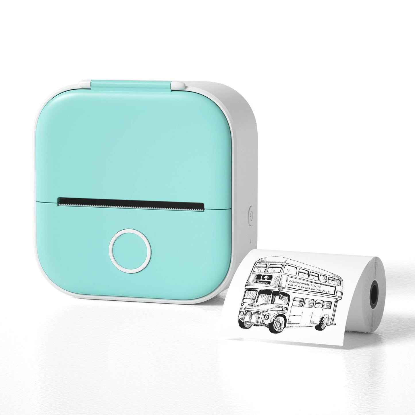 Phomemo T02 Mini Pocket Thermal Printer – Inkless Bluetooth Label Printer, Supports 10 Languages, 1000mAh Battery