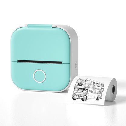 Phomemo T02 Mini Pocket Thermal Printer – Inkless Bluetooth Label Printer, Supports 10 Languages, 1000mAh Battery