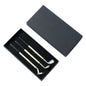 Metal Suit Ballpoint Pen Golf Style with 0.7mm Bullet Tip – 3 Pack