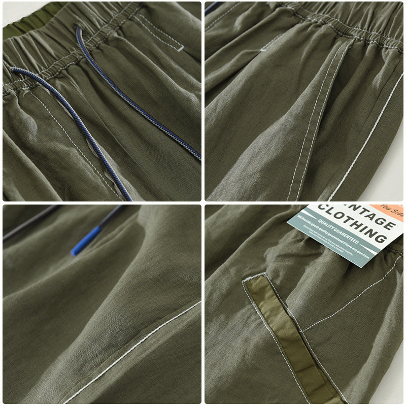 Men's Loose Straight Drooping Shorts Casual