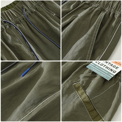Men's Loose Straight Drooping Shorts Casual