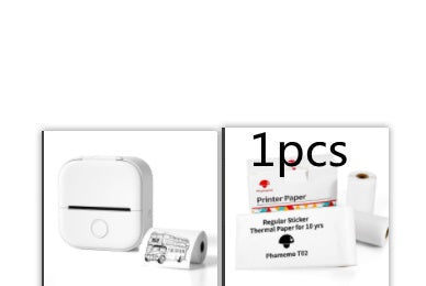 Phomemo T02 Mini Pocket Thermal Printer – Inkless Bluetooth Label Printer, Supports 10 Languages, 1000mAh Battery