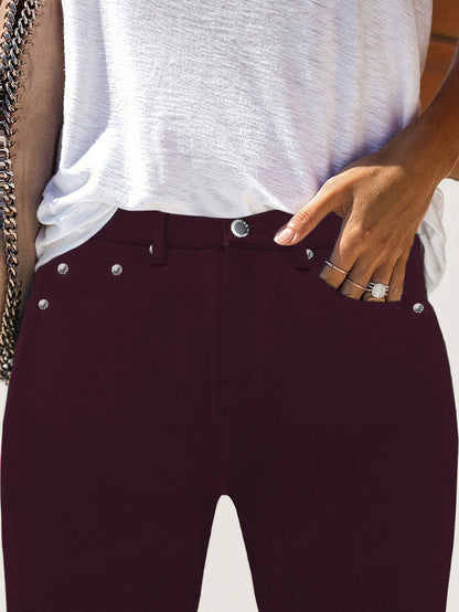 Street Style Skinny Cotton Pants