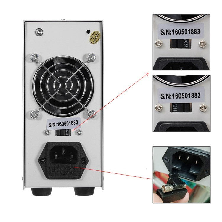 Adjustable DC Power Supply 0–30V 10A – 300W Switching Regulator, CE Certified
