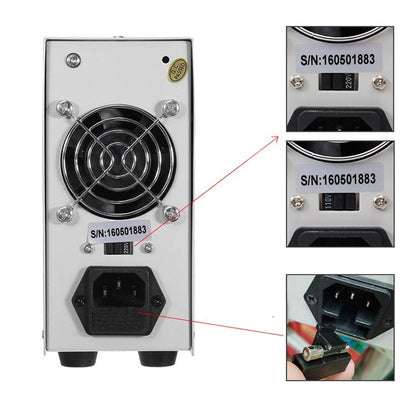Adjustable DC Power Supply 0–30V 10A – 300W Switching Regulator, CE Certified