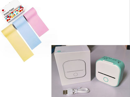 Phomemo T02 Mini Pocket Thermal Printer – Inkless Bluetooth Label Printer, Supports 10 Languages, 1000mAh Battery