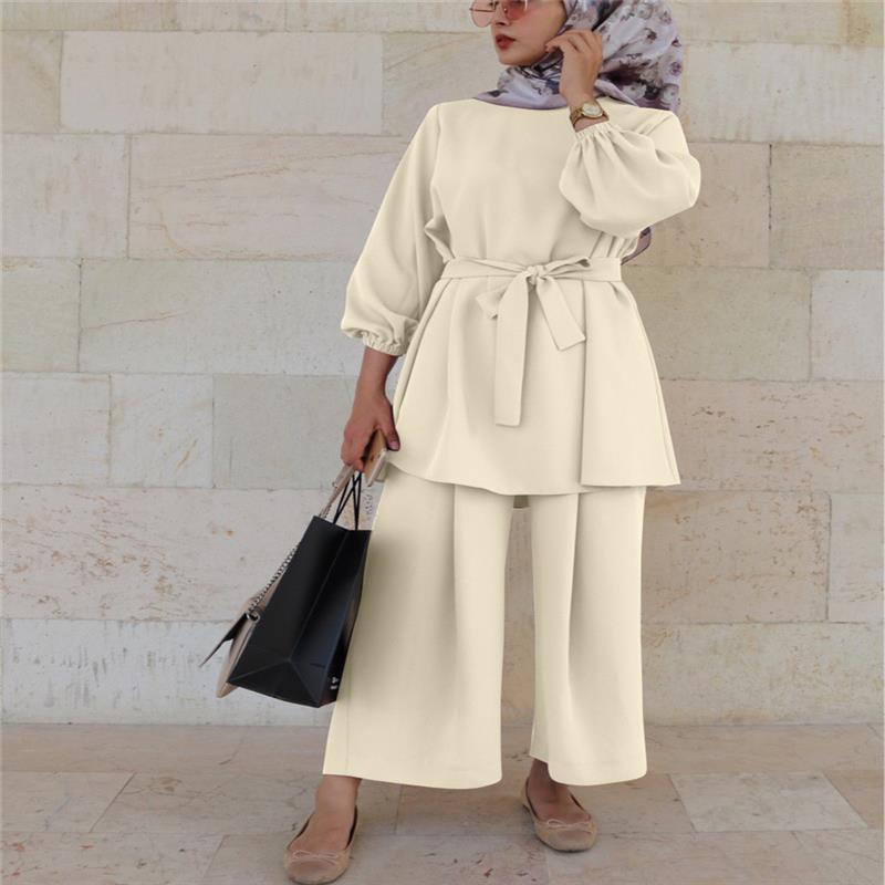 Mubarek Two-Piece Muslim Set Abaya