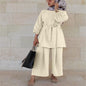 Mubarek Two-Piece Muslim Set Abaya