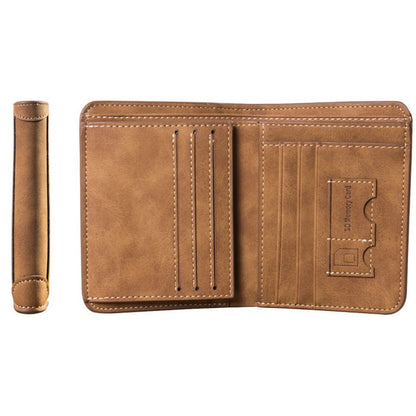 Mens Luxury Soft Business Leather Bifold Wallet Credit Card Holder Purse