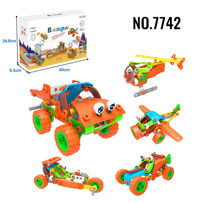 Kids Building Blocks STEM Toys for 4+ Boys Birthday Gifts Educational Autism Sensory Toy Building Set Creative Learning Games
