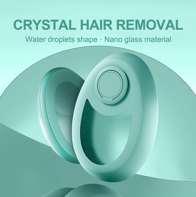 Crystal Hair Removal Device – Nano-Glass, Painless, Portable, Safe, With Finger Ring, Multi-Color