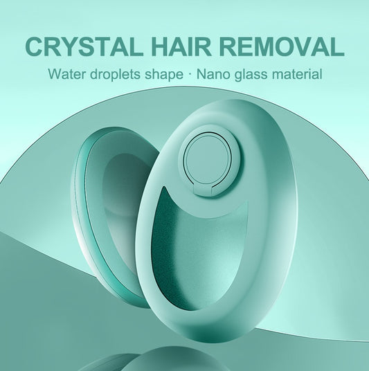 Crystal Hair Removal Device – Nano-Glass, Painless, Portable, Safe, With Finger Ring, Multi-Color