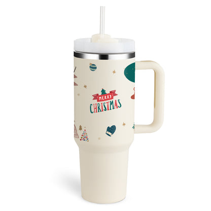 Premium 40oz Stainless Steel Insulated Tumbler – Double Wall Vacuum Flask for Hot & Cold Beverages