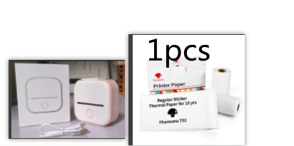 Phomemo T02 Mini Pocket Thermal Printer – Inkless Bluetooth Label Printer, Supports 10 Languages, 1000mAh Battery