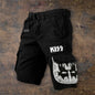 Trendy 3D Digital Printing Stylish Zipper Men's Shorts