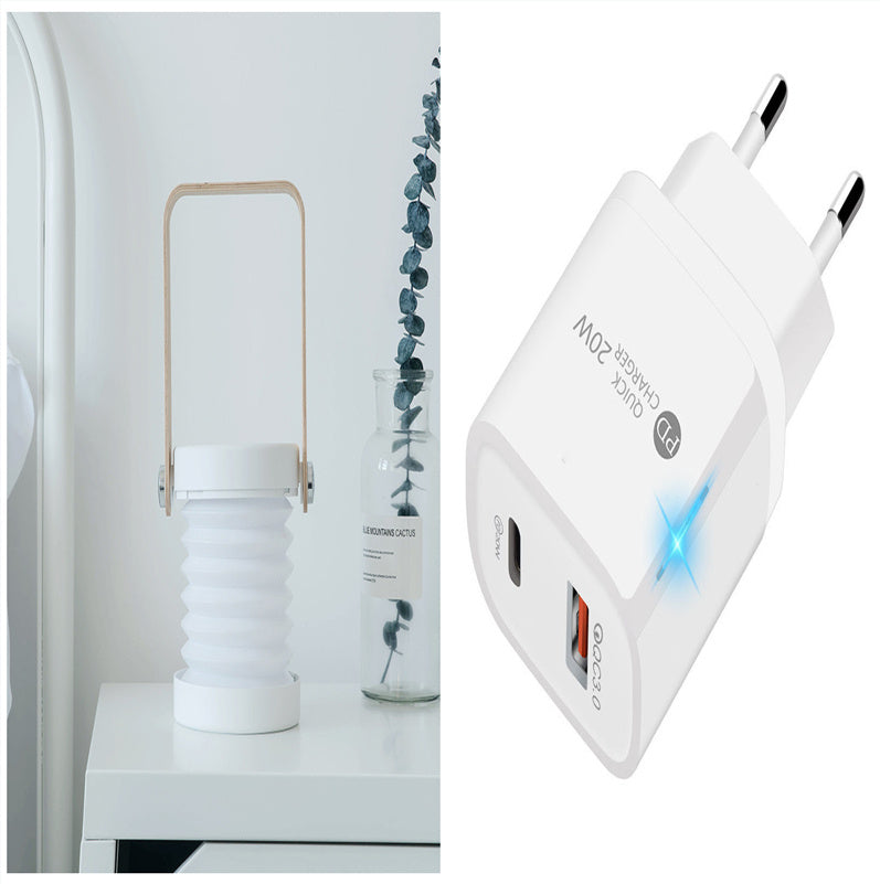 Foldable Touch LED Night Light, USB Rechargeable, 3 Brightness Levels