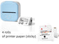 Phomemo T02 Mini Pocket Thermal Printer – Inkless Bluetooth Label Printer, Supports 10 Languages, 1000mAh Battery