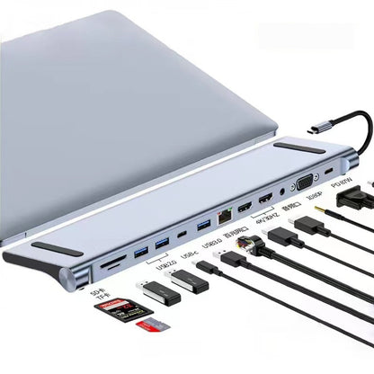 Multi-Function USB-C Splitter Hub – Compact & Efficient