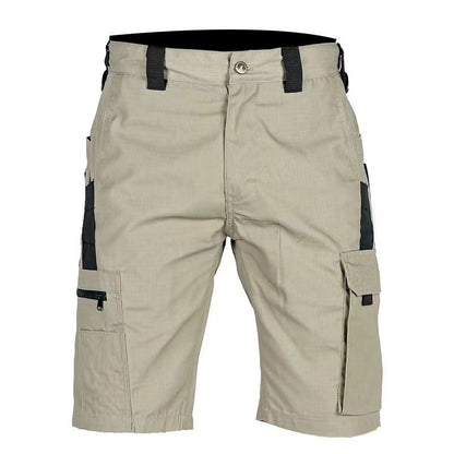 Beetle Elastic Waist Multifunctional Camouflage Shorts