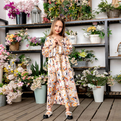 Printed Robe Abaya
