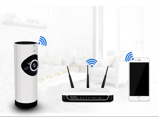 720P WiFi Baby Monitor, Panoramic View, Cloud & SD Storage, Plug & Play, Multi-Device Compatible