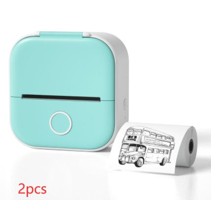 Phomemo T02 Mini Pocket Thermal Printer – Inkless Bluetooth Label Printer, Supports 10 Languages, 1000mAh Battery