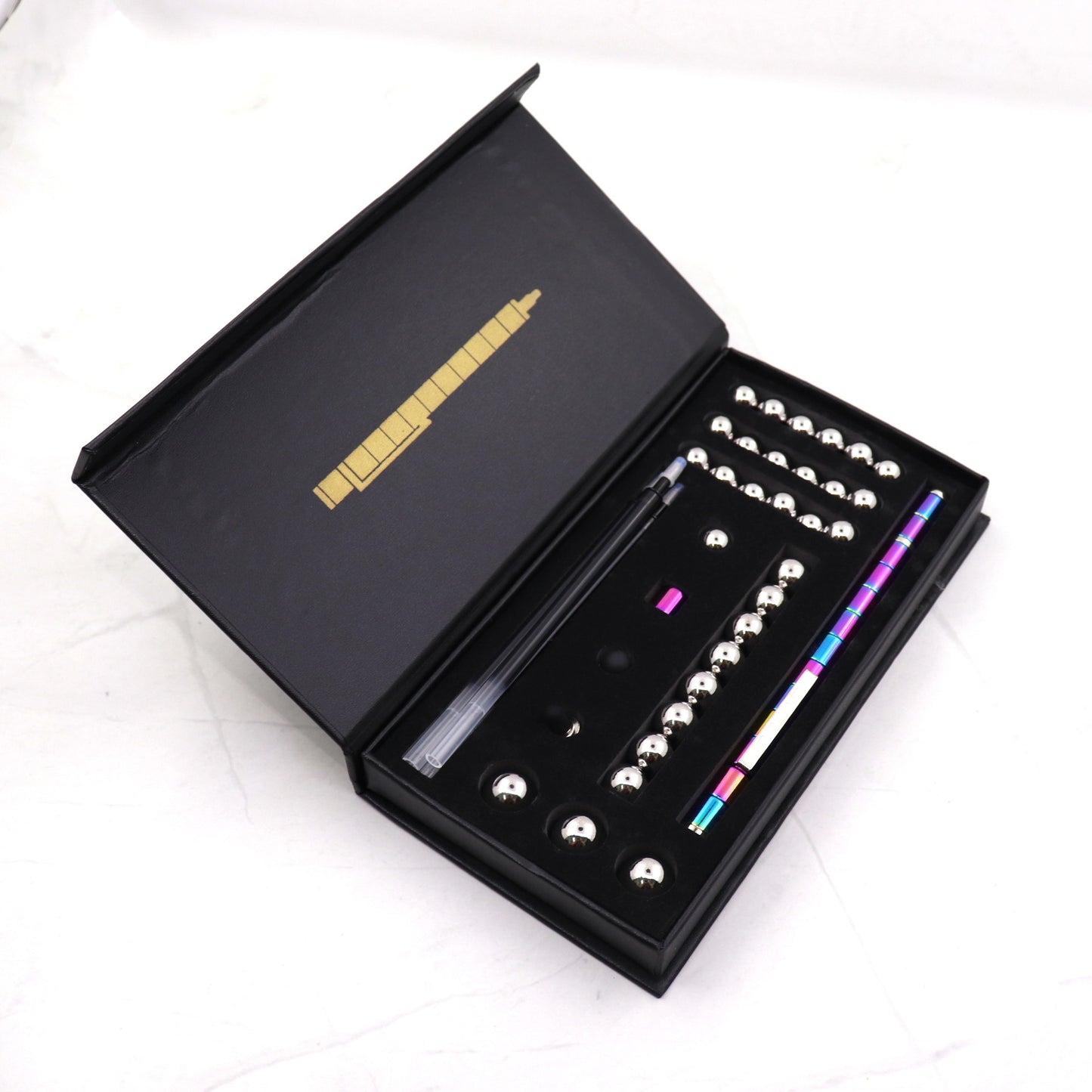 Magnetic Fidget Pen - Write, De-Stress & Create Shapes