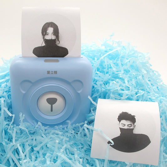 Mini Thermal Printer - Rechargeable, Portable & Multi-Paper Compatible