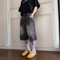 Loose Casual Straight-leg Washed Do The Old Cowboy Shorts Men