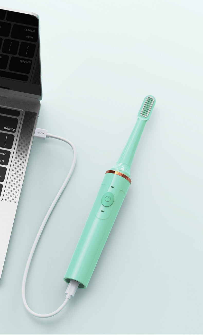 Portable USB Electric Toothbrush – 5+ Gears, Magnetic Motor, Adult Use, Multiple Colors